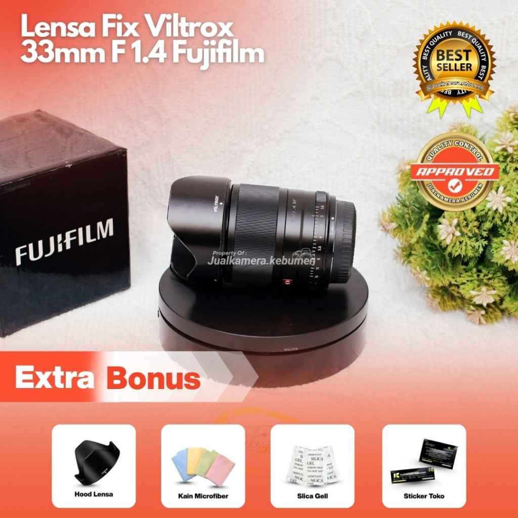 LENSA VILTROX XF 33MM F 1.4 STM II FOR FUJIFILM / Lensa Viltrox 33mm f1.4 fuji