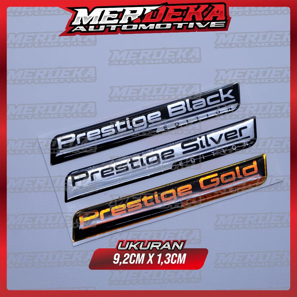 Emblem timbul prestige edition | emblem prestige