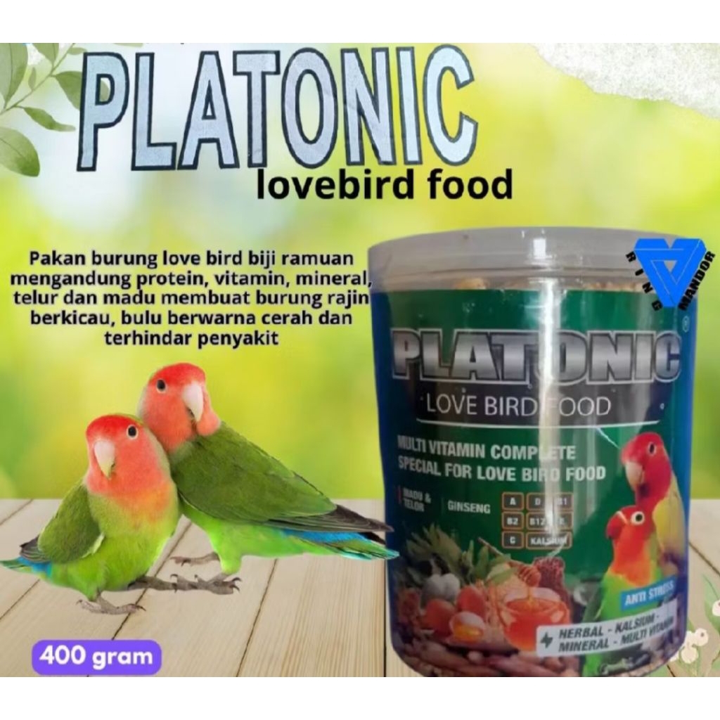 Pakan Burung Platonic Lovebird original