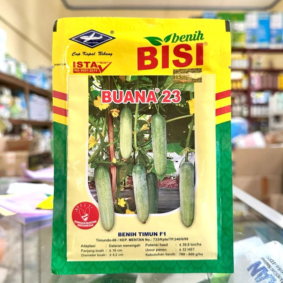 Special DiskonBenih Timun Buana 23 - Bibit Timin Buana 23 Cap Kapal Terbang 20gram