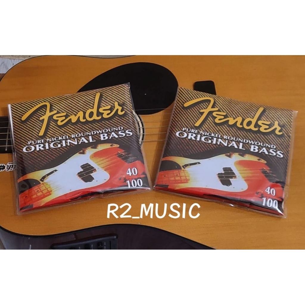 Senar Gitar Bass Fender 1 Set Ukuran 40-100