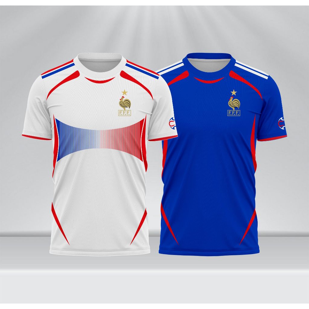 Jersey Prancis Home Away Piala Dunia 2006
