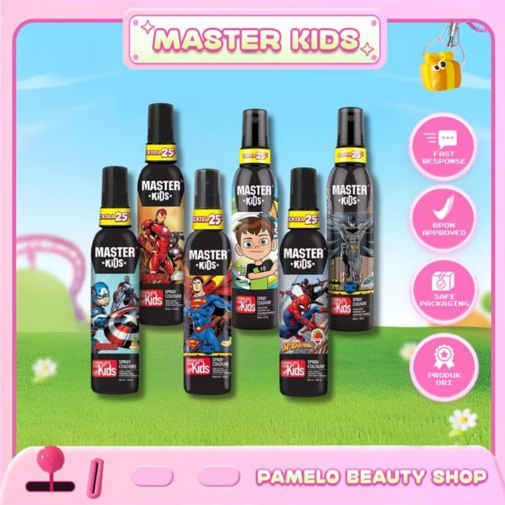 Master Kids Spray Cologne 100ml Parfum Master Kids Spray Cologne Parfum Anak
