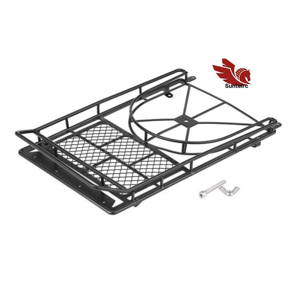 Metal Roof Rack Luggage Carrier for D90 / SCX10 Jeep RC 1/10