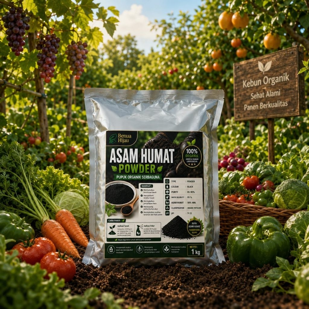 POWDER ASAM HUMAT pembenah tanah Humic acid
