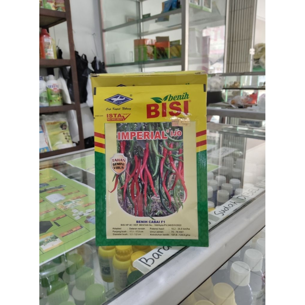 Benih Cabe Keriting Imperial Ijo 10 Gram - Tahan Virus, Tahan Layu Bakteri, Pertumbuhan Kompak