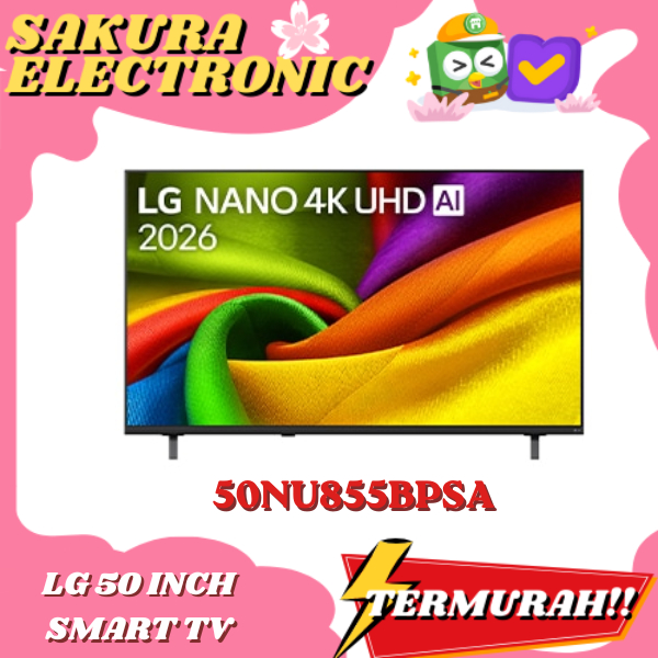 TV LG 50NU855BPSA Smart TV LG NANO 4K UHD AI NU85 2026 50 INCH