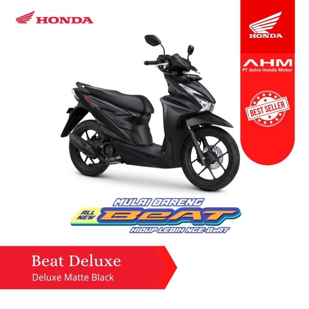 Sepeda Motor Honda Beat Deluxe Smart Key 110 Baru New Asli Original