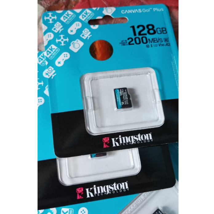 KINGSTON CANVAS GO PLUS MICROSD KARTU MEMORI