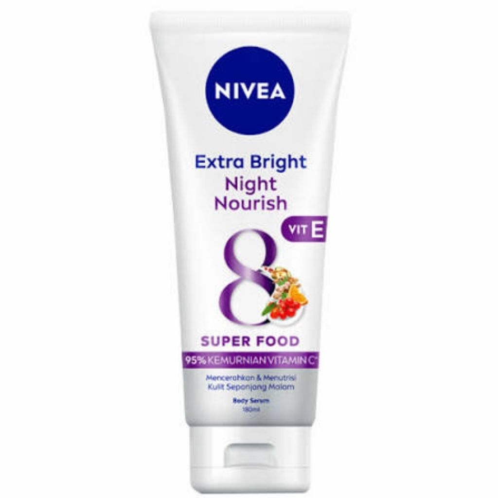 [Original] [180ml] Nivea Body Lotion Night Nourish/Care & Protect Body Serum SPF 15 180ml