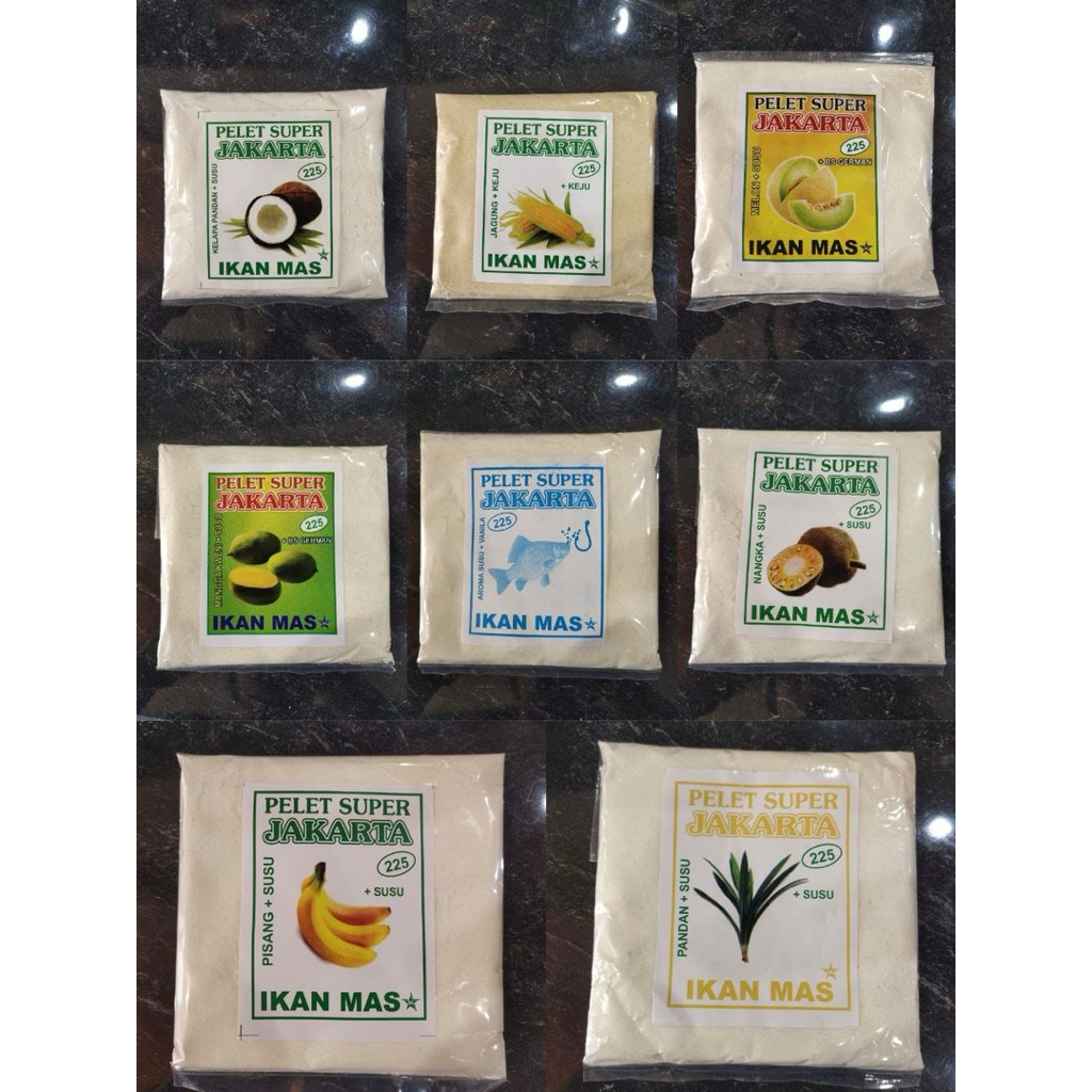 Umpan Pancing Pelet Super Jakarta 225