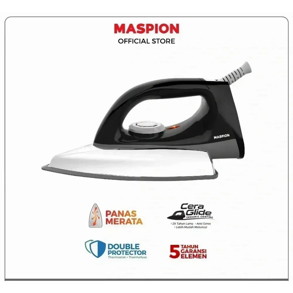 Maspion Setrika Anti Lengket HA 380 / Maspion HA 380