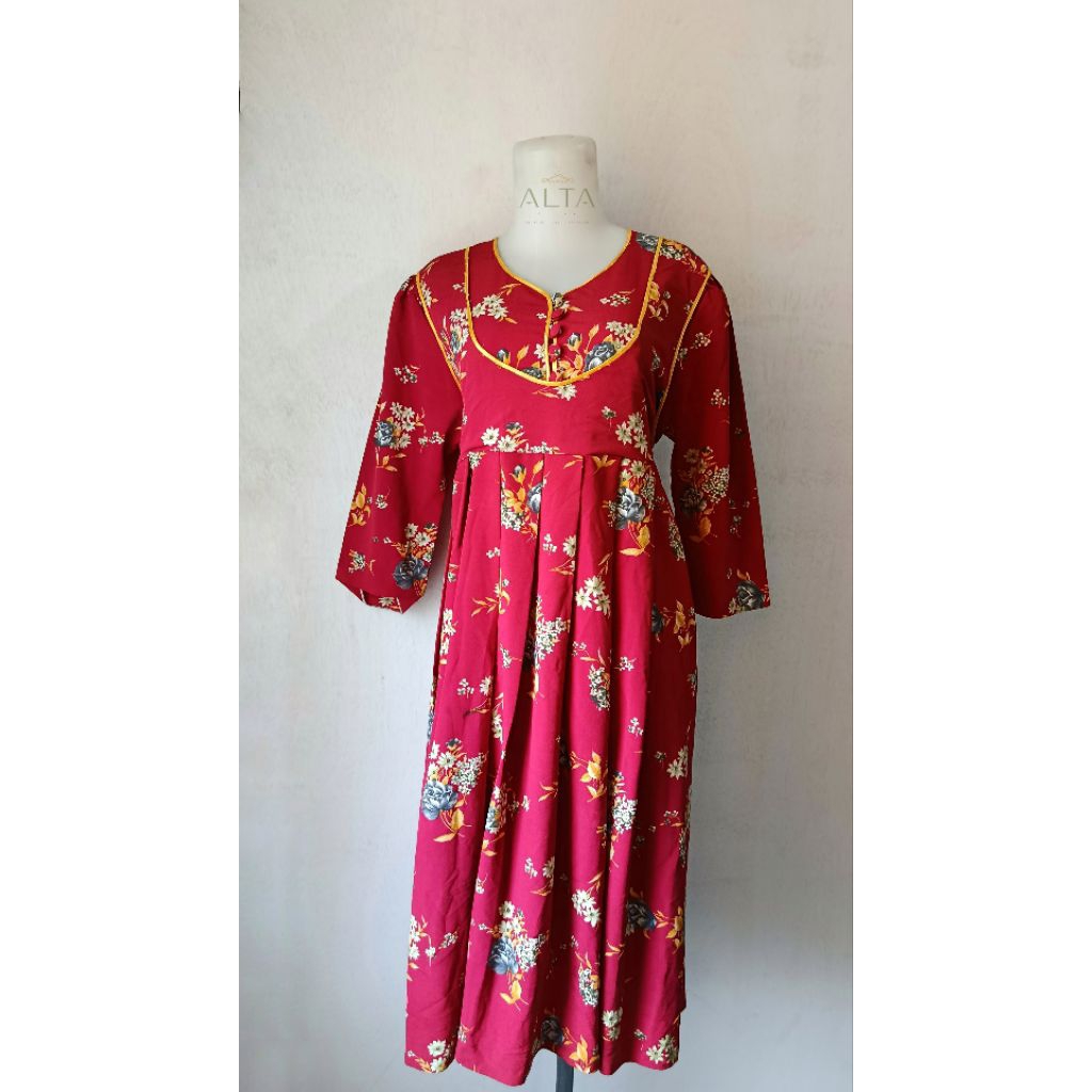 Gamis Wanita Elegan Mewah Preloved Baju ibu hamil