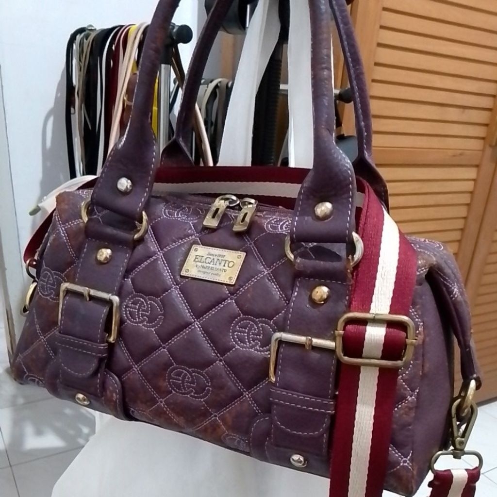 Tas Hand Bag Wanita Kulit Asli ELCANTO minus...