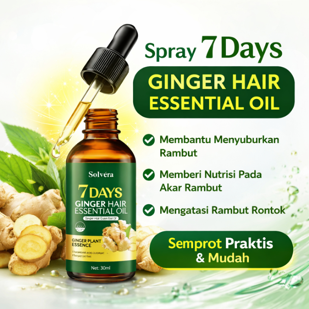 Serum 7 Days Ginger Hair Essential Oil