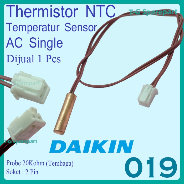 Thermistor AC Daikin R32 / R410 20Kohm A-019