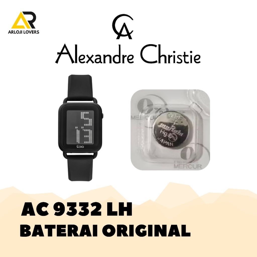 Baterai Jam Alexandre Christie Type AC9332LH Original