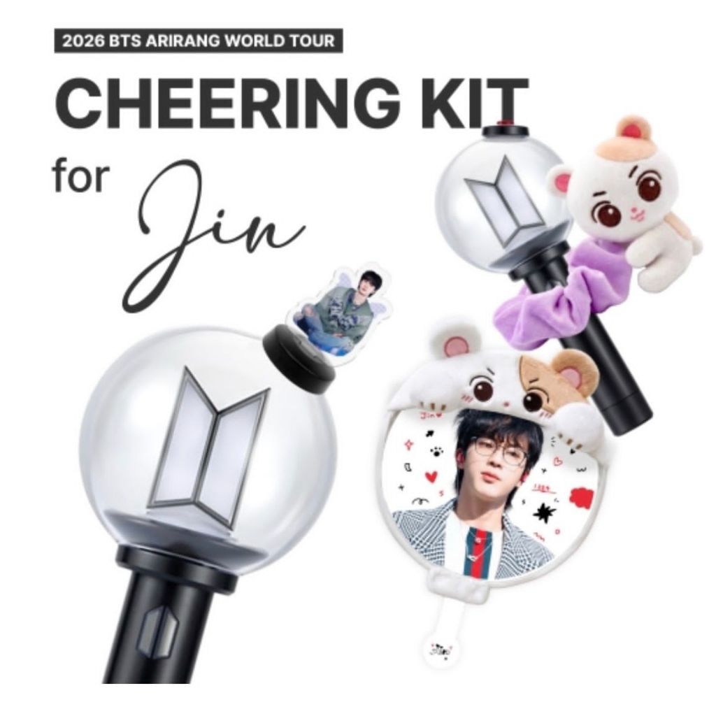 (PO KOREA) BTS ARIRANG WORLD TOUR JIN CHEERING KIT - OFFICIAL