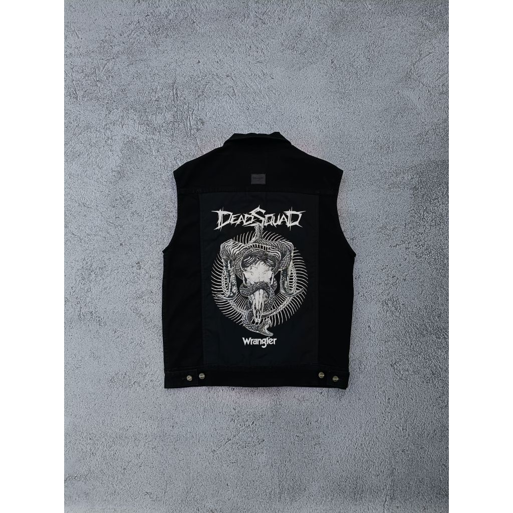 Vest denim deadsquad x wrangler old reales 420/555