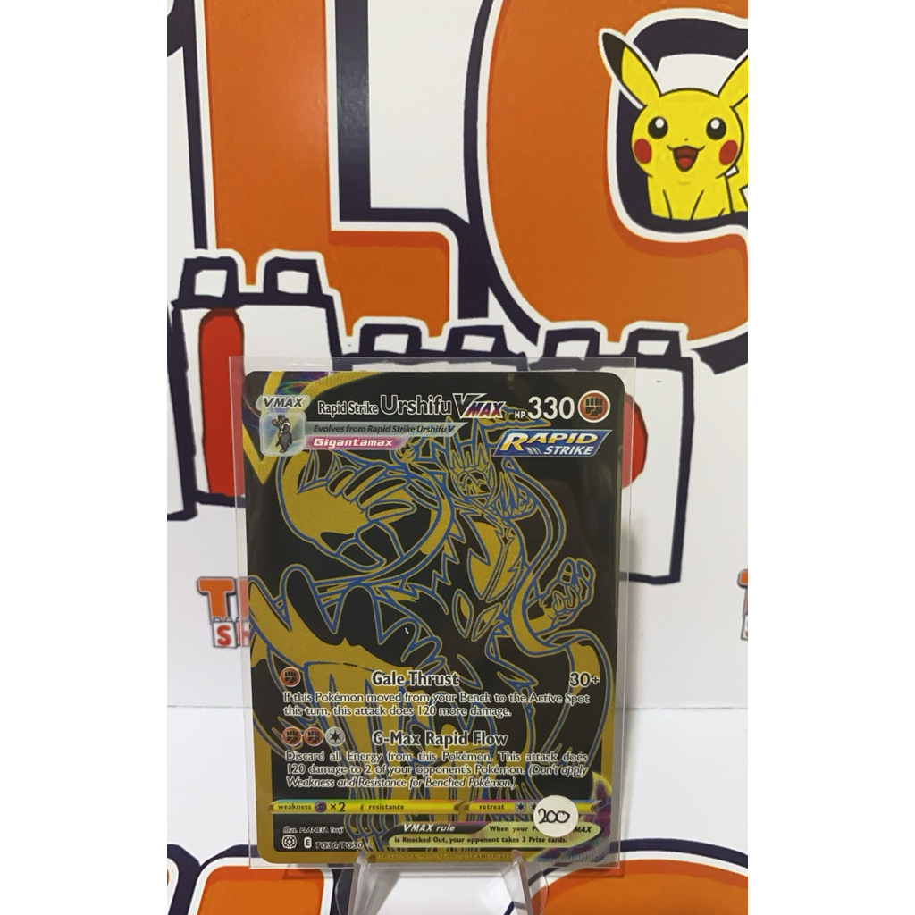 Kartu Pokemon English Rapid Strike Urshifu VMAX TG30/TG30