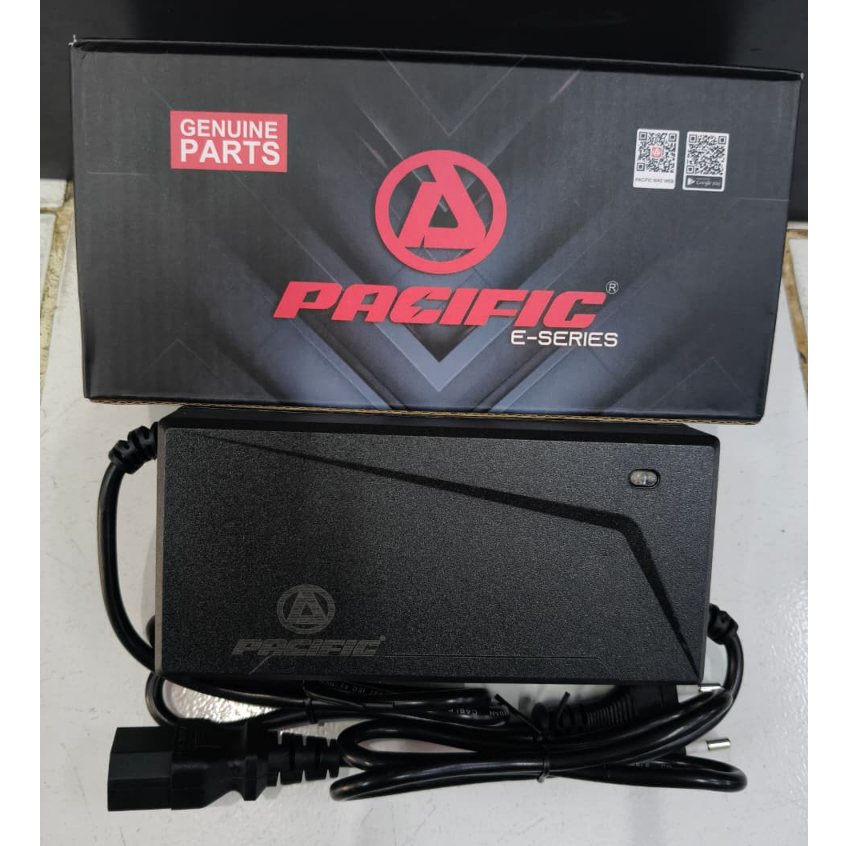 CHARGER MOTOR LISTRIK PACIFIC EXOTIC VIRGO 72V/32AH ORIGINAL PACIFIC