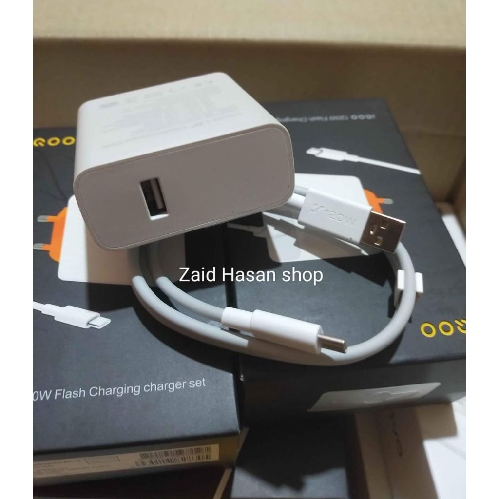 charger Vivo 120 watt support flash charger type c