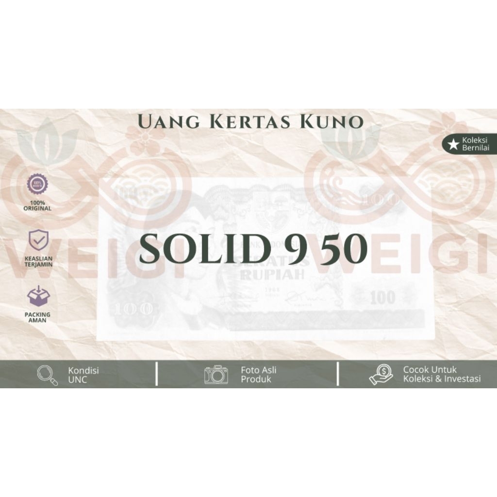 Koleksi 50 Seri Solid 9 - Kondisi UNC Gress