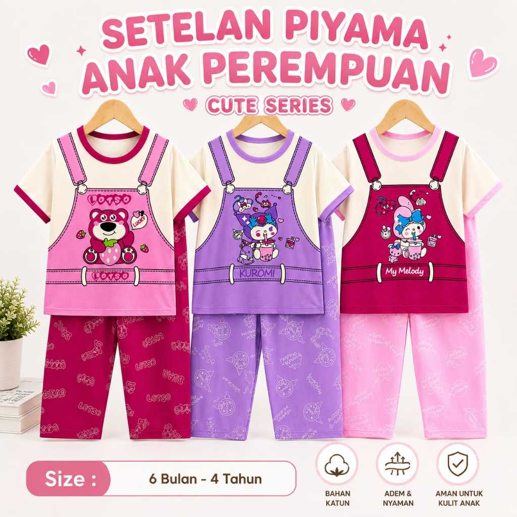VALMELO SETELAN BAJU ANAK PEREMPUAN/SET ANAK CEWEK CELANA PANJANG (VAL-15)
