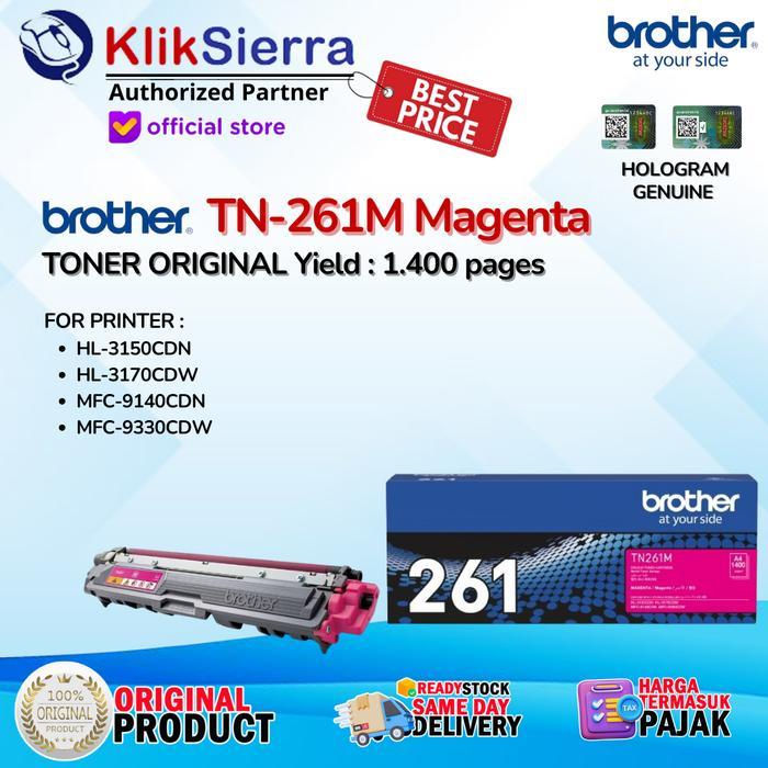 BROTHER Toner TN-261M | TN261M | TN261 M Original Magenta