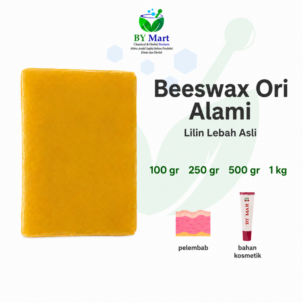 BY KIMIA & HERBAL - Beeswax 1kg / BeesWax Ori Alami / BeesWax Murni / Bees Wax asli / Lilin Lebah As