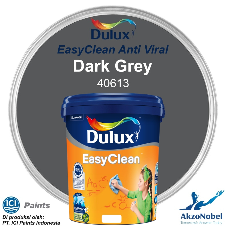 CAT DULUX EASY CLEAN AV 20 LT - DARK GREY 40613