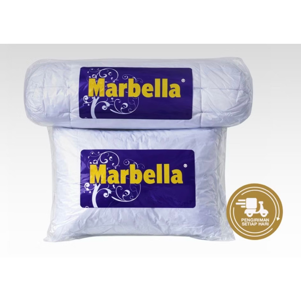 Bantal Dan Guling / Bantal Kepala Atau Guling Peluk Dakron MARBELLA
