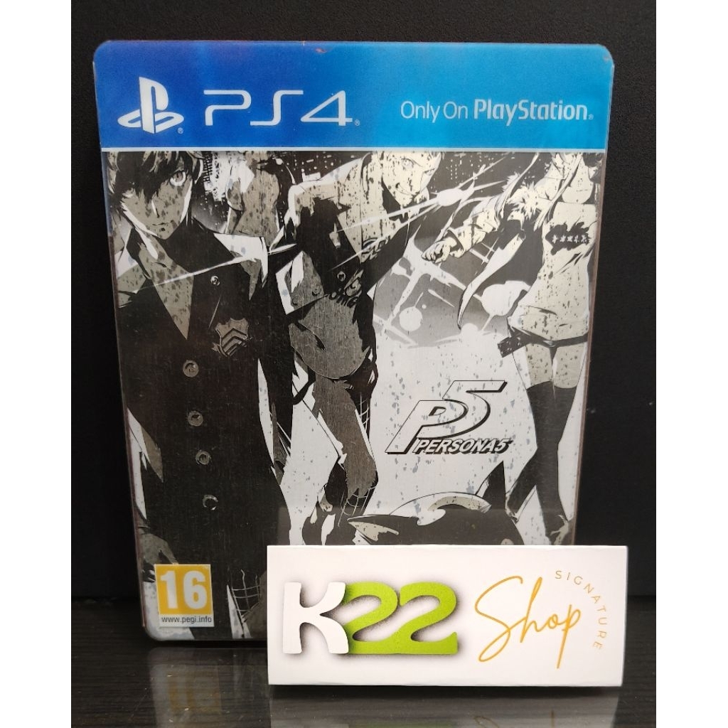 PS4 Persona 5 Edisi Steelcase Pre-owned