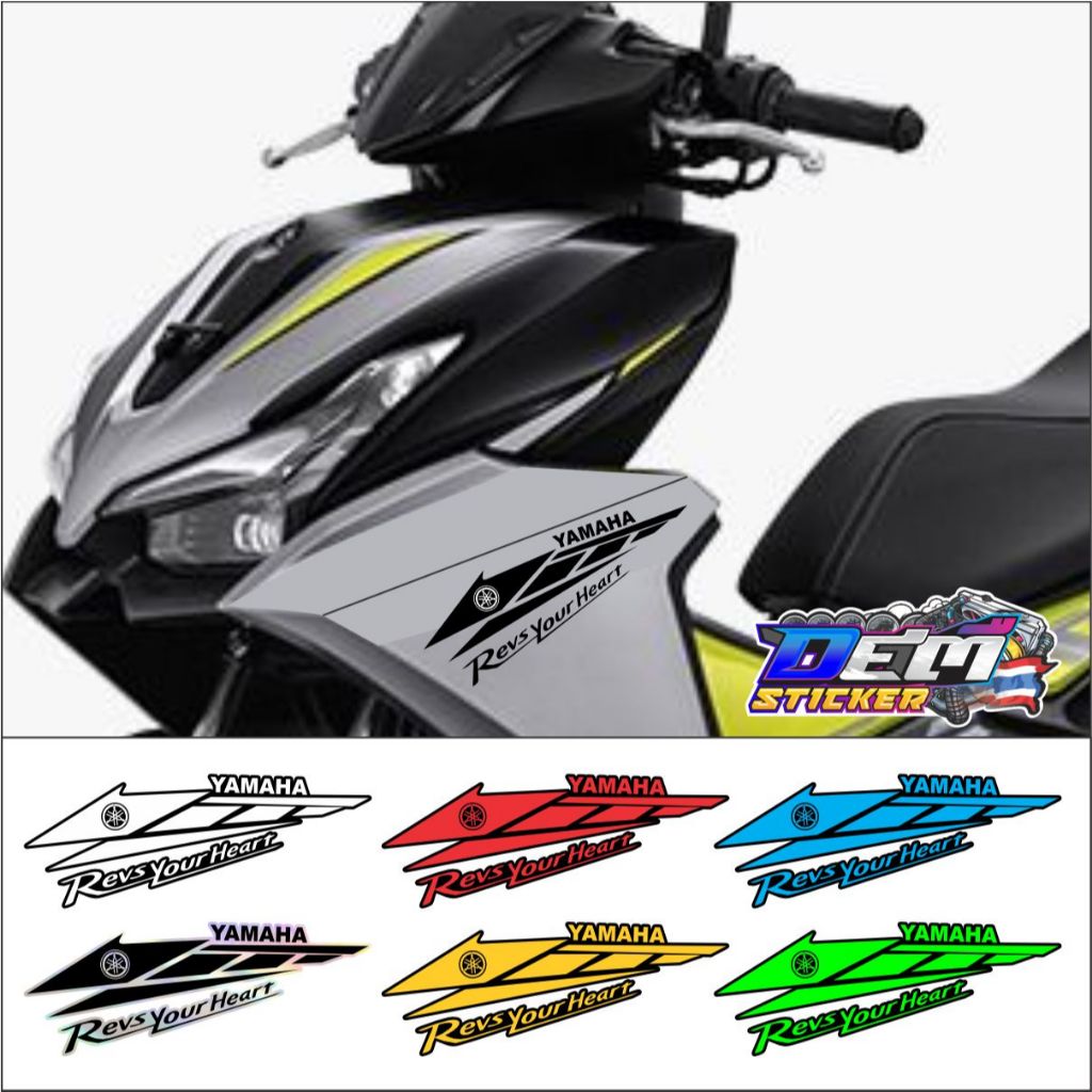 stiker lis aerox alpha stiker variasi untuk motor aerox