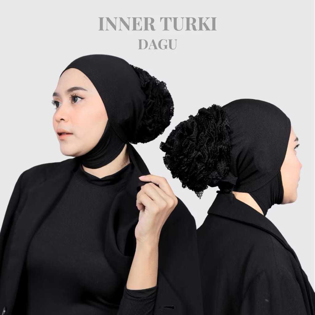 Ciput Turki Dagu Cepol Premium / Daleman Hijab Sanggul Bahan Jersey Polos
