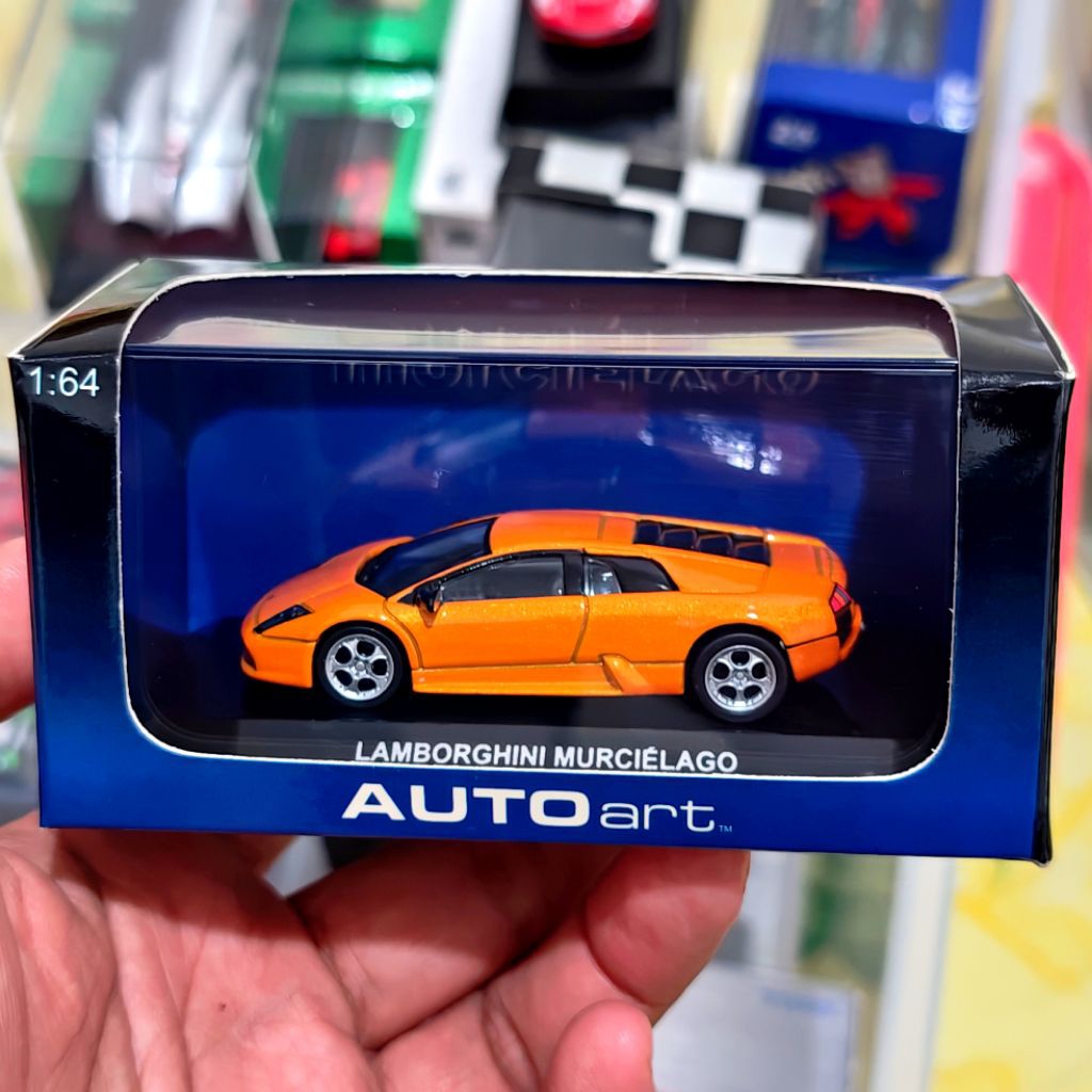 Diecast Autoart 1/64 Lamborghini Murcielago Metallic Orange