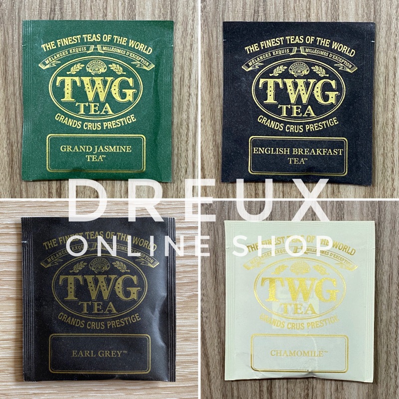 [IMPORT] TWG TEA Teabags Grand Jasmine Tea / English Breakfast Tea / Chamomile / Earl Grey / Sencha 