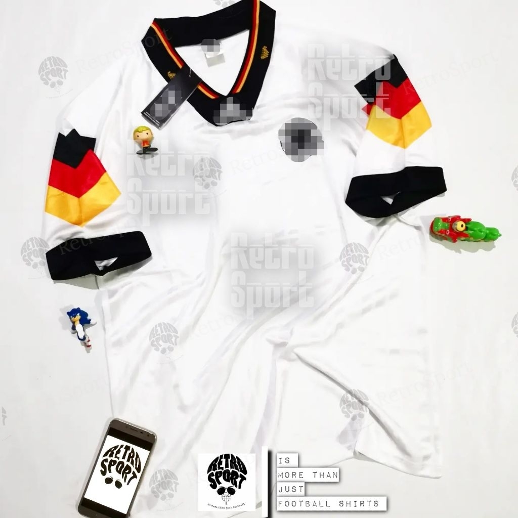 Jersey/Baju Bola Vintage — JERMAN Retro Home 1992-1994 (YURO'92) SS/LS | WeKa A3/GO Import