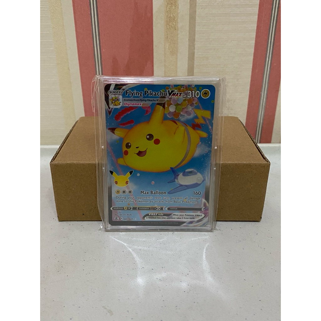 TCG Kartu Pokemon Flying Pikachu Vmax 25th  anniversary/ 25 th celebrations/ Pokemon celebrations/ F