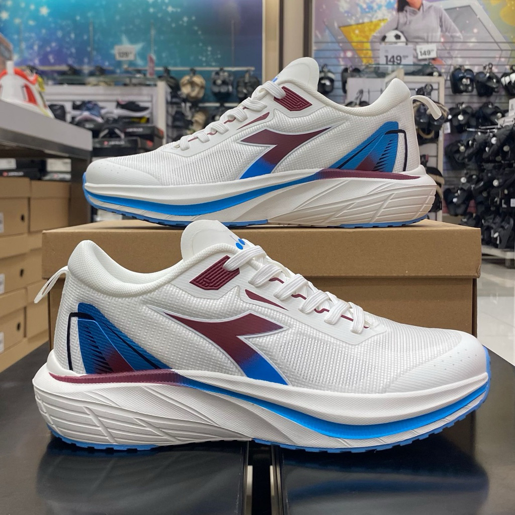 DIADORA PAGGO MEN'S RUNNING SHOES - WHITE