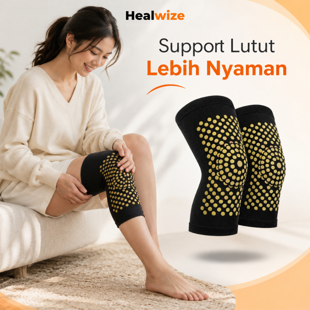 Sabuk Terapi Lutut Penghangat Pemanas Kaki Cidera Nyeri Pada Sendi Korset Deker Kesehatan PriaWanita