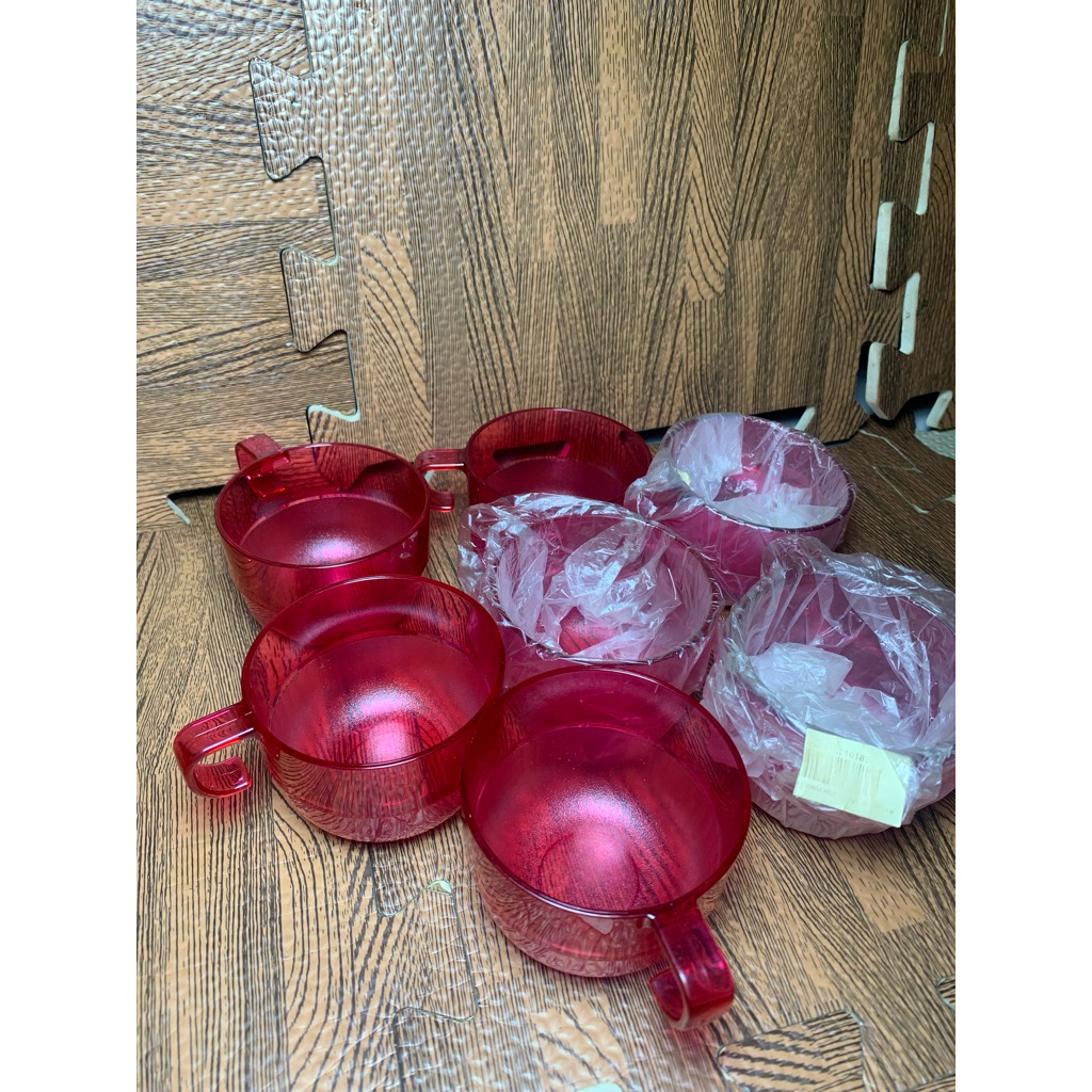 cangkir wtc / mug wtc / coffe mug /clear mug/ gelas kristal tupperware