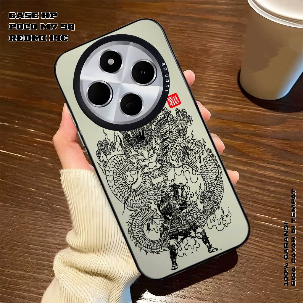 CASE XIAOMI REDMI 14C - POCO M7 5G - Casing Xiaomi Premium Matte Hard Casing - Case IMD - Case Holog