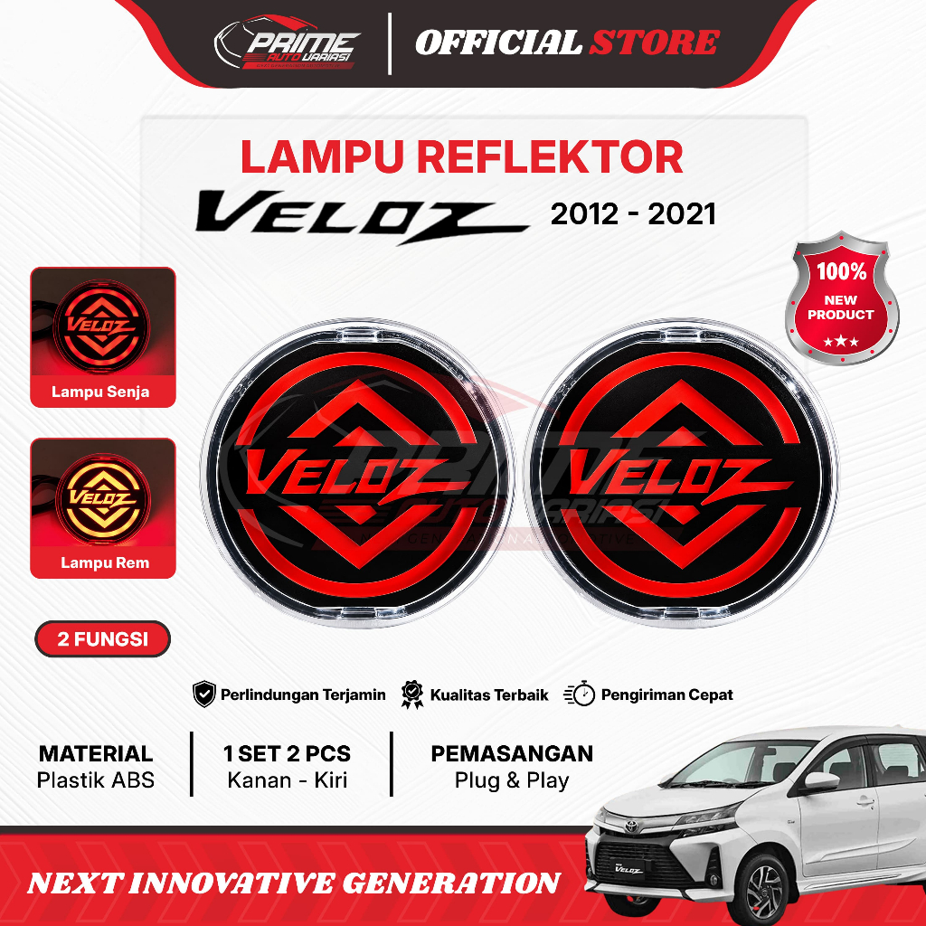 Lampu Reflektor Belakang Avanza Veloz 2012-2021 - ORIGINAL