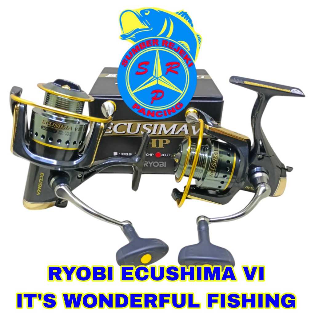 Reel Ryobi Ecusima Vi 3000Hp Power Handle