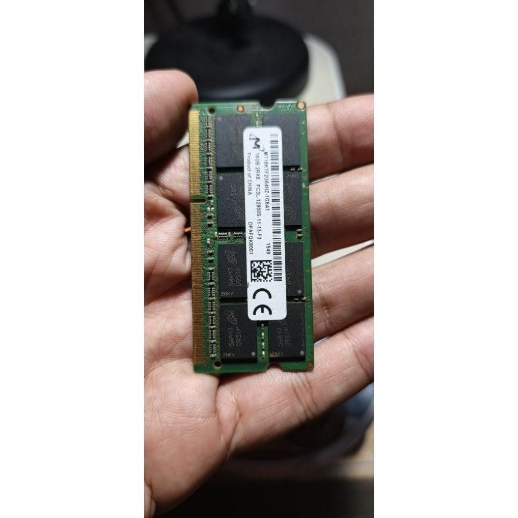 Ram DDR 3L 16gb sodim