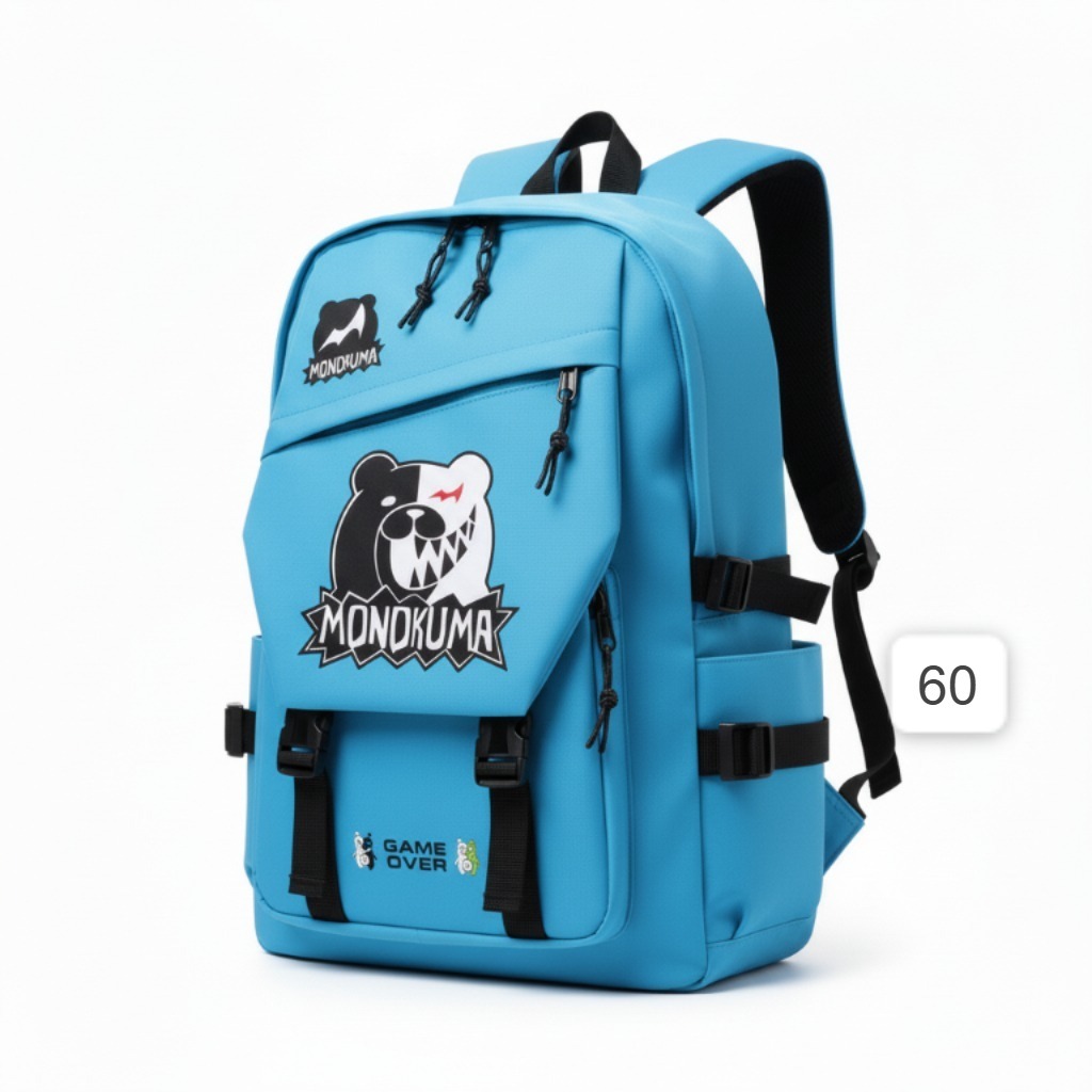 LORD - Ransel Pria Monokuma Backpack Simple