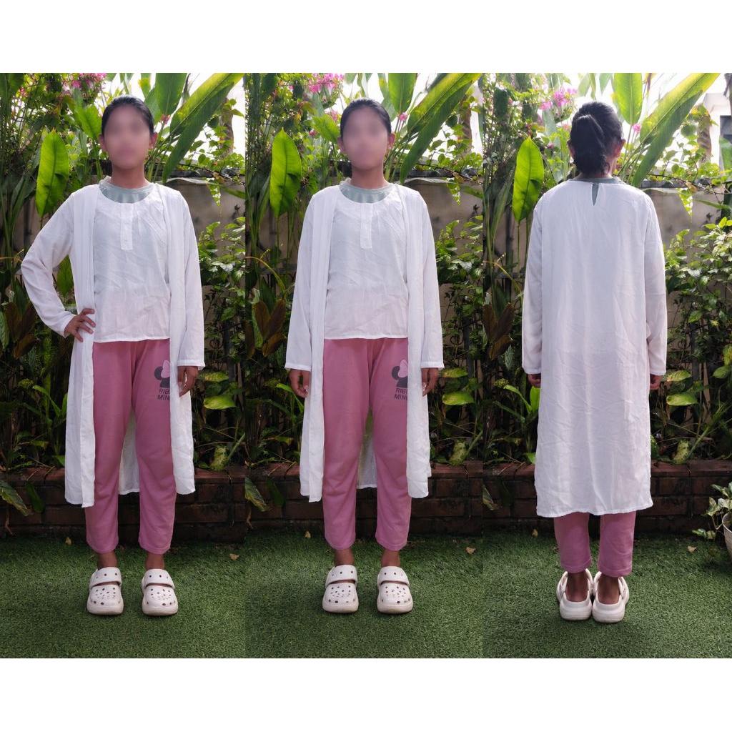 blouse Layer Putih Wanita Preloved Casual Exit 1