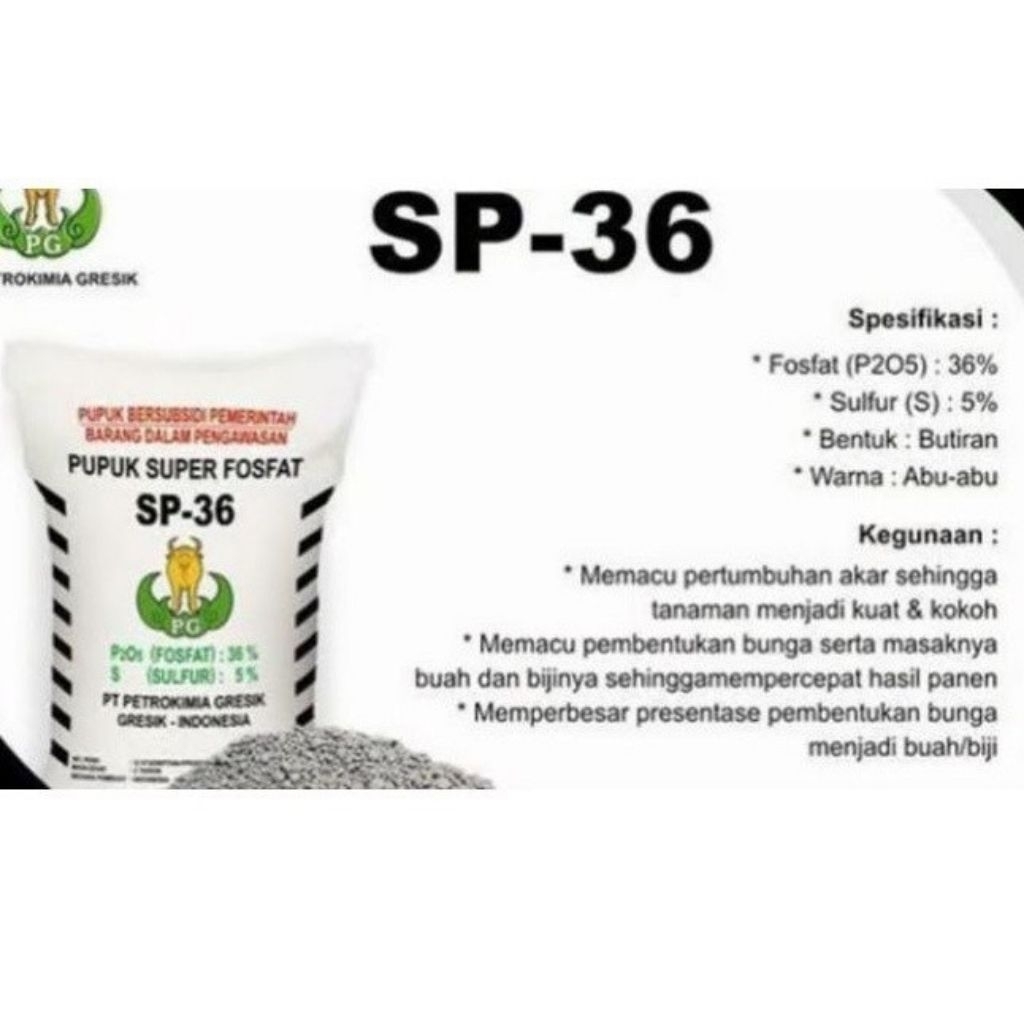 Pupuk Fosfor TSP SP36 1 kg - Tingkatkan Produksi Tanaman dengan Fosfor Tinggi