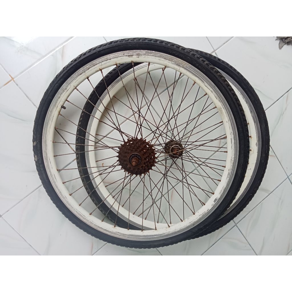 welset  / velg fixie, balap, mtb set ban
